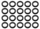 SW-BK - STEEL WASHER FOR TENSION RODS - BLACK (X20)