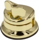 TB5BR - Coquille Ronde Deluxe Support Tom / Tom Basse Doré 50mm (x1)