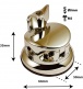 TB5BR - fissaggio rotonda Tomtom / Timbal Base 50mm - d'Oro (x1)