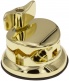 TB5BR - Coquille Ronde Deluxe Support Tom / Tom Basse Doré 50mm (x1)