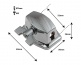 TB8 - Coquille Support Tom 9.5-10.5mm - 52mm (X1)
