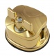 TB9BR - DELUXE SQUARE TOM / FLOOR TOM BRACKET 50MM - BRASS (X1)