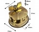 TB9BR - DELUXE SQUARE TOM / FLOOR TOM BRACKET 50MM - BRASS (X1)