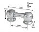 TL11D34 - TUBE LUG - 34MM - DOUBLE ENDED (X1)