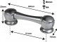 TL11D51-BK TUBE LUG BLACK 51MM DOUBLE ENDED X1