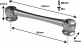 TL11D88-Bk Coquille Tube 88mm Noir Double Tirant X1