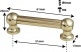 TL12D51-BR - TUBE LUG BRASS - 51MM - DOUBLE ENDED (X1)