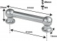 TL12D51 - TUBE LUG - 51MM - DOUBLE ENDED (X1)