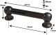 TL12D56-Bk Coquille Tube 56mm Noir Double Tirant (X1)