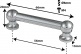 TL12D56 - TUBE LUG - 56MM - DOUBLE ENDED (X1)