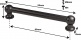 TL12D89-Bk Coquille Tube 89mm Noir Double Tirant (X1)