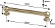 TL12D89-BR Coquille Tube 89mm Dorée Double Tirant (X1)