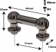 Tl12S31-Bk Tube Lug Black 31Mm Single Ended X1