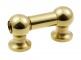 TL1D25-BR Coquille Tube 25mm Dorée Double Tirant (X1)
