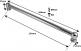 TL1D254B - SPANNBCKCHEN TUBELUG BASSDRUM - 254MM - DOPPELTE SPANNSCHRAUBEN (X1)