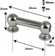 TL1D38 - Coquille Tube - 38mm - Double Tirant (X1)