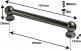 TL1D89-BK - BELLOTA TUBO NEGRO - 89MM - DOBLE (X1)