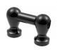 Coquille Tube - 25mm - Noir - Mono Tirant (X1)