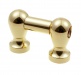 TL1S25B-BR - BASS DRUM TUBE LUG BRASS - 25MM - SINGLE ENDED (X1)