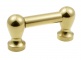 TL1S38B-BR - BLOCCHETTO TUBO GRANCASSA D'ORO - 38MM - SOLO (X1) 