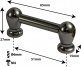 Coquille Tube - 51mm - Noir - Mono Tirant (X1)