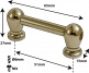 TL1S51B-BR - SPANNBCKCHEN TUBELUG BASSDRUM GOLDFARBENE - 51MM - EINZIGEN SPANNSCHRAUBEN (X1)