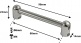TL2D88 - Coquille Tube - 88mm - Double Tirant (X1)