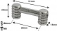 TL5S38 - Coquille Tube - 38mm - Mono Tirant (X1)