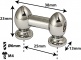 TL7D25 - Coquille Tube - 25mm - Double Tirant (X1)