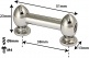 TL7S38 - TUBE LUG - 38MM - SINGLE ENDED (X1)