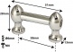 TL7S38B - SPANNBCKCHEN TUBELUG BASSDRUM - 38MM - EINZIGEN SPANNSCHRAUBEN (X1)