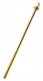 TRC-115W-BR - 115MM TENSION ROD BRASS WITH WASHER - 7/32