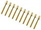 TRC-35W-BR - 35MM TENSION ROD BRASS WITH WASHER - 7/32