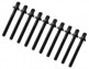 TRC-42W-BK - 42MM TENSION ROD BLACK WITH WASHER - 7/32