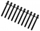 TRC-42W-BK - 42MM TENSION ROD BLACK WITH WASHER - 7/32