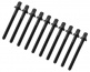 TRC-47W-BK - 47MM TENSION ROD BLACK WITH WASHER - 7/32