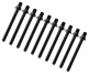 TRC-52W-BK - 52MM TENSION ROD BLACK WITH WASHER - 7/32