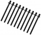 TRC-65W-BK -TORNILLO NEGRO 65MM CON ARANDELA - PASO 7/32