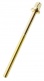 TRC-75W-BR - 75MM TENSION ROD BRASS WITH WASHER - 7/32