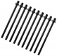 TRC-90W-BK - 90MM TENSION ROD BLACK WITH WASHER - 7/32