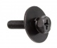 M4 14mm Noir - Vis Interieure Pour Fût Bois (X10)
