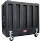 MUSIC AMP CASES MULTI PURPOSE UTILITY CASE WITH WHEELS BLACK