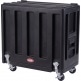 MUSIC AMP CASES MULTI PURPOSE UTILITY CASE WITH WHEELS BLACK