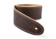 STRAP CHOCOLATE BROWN LEATHER SUEDE BACK 2.5