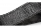 STRAP BLACK LEATHER SUEDE BACK 2.5