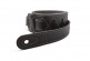 STRAP BLACK LEATHER SUEDE BACK 2.5