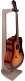 Stand Guitare Suspendu Bois Gris