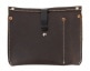 LEATHER UTILITY POUCH - BROWN