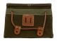 WAXED CANVAS GIG POUCH - FOREST GREEN