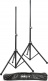 PAIR OF SPEAKER STANDS + NYLON COVER